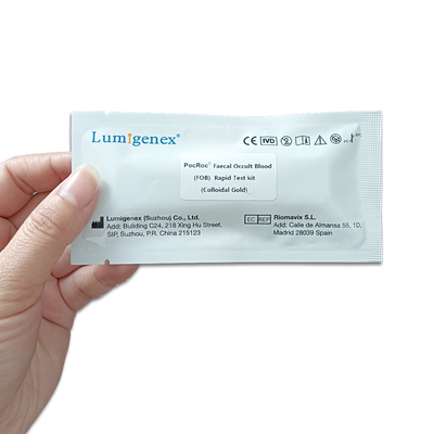 طقم اختبار Lumigenex PocRoc FOB السريع مصدق من الذهب الغرواني CE