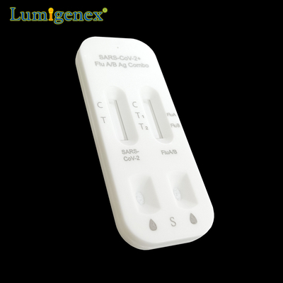 SARS-CoV-2 Influenza A B Rapid Test Kit Colloidal Gold Nasal Swab CE ISO