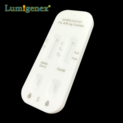 SARS-CoV-2 / Flu A Flu B Rapid Test Kit Colloidal Gold CE شهادة تسجيل TGA