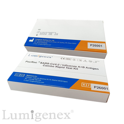 SARS-CoV-2 / Influenza A + B Antigen Combo Rapid Test مسحة الأنف
