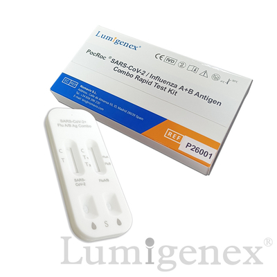 SARS-CoV-2 Influenza A B Rapid Test Kit Colloidal Gold Nasal Swab CE ISO