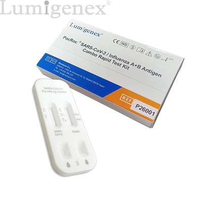SARS-CoV-2 / Flu A Flu B Rapid Test Kit Colloidal Gold CE شهادة تسجيل TGA
