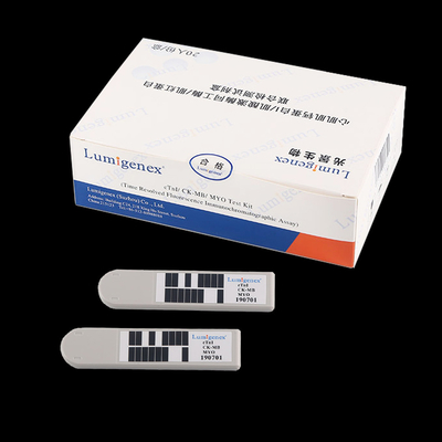 مجموعة أدوات اختبار الكرياتين كيناز Isoenzyme / Myoglobin السريع Cardiac Troponin I (cTnI / CK-MB / Myo)