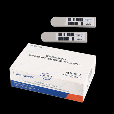مجموعة اختبار POC ، مجموعة اختبار cTnI / CK-MB / Myo اختبار TRFIA المناعي للقلب تروبونين I / الكرياتين كيناز Isoenzyme / الميوغلوبين