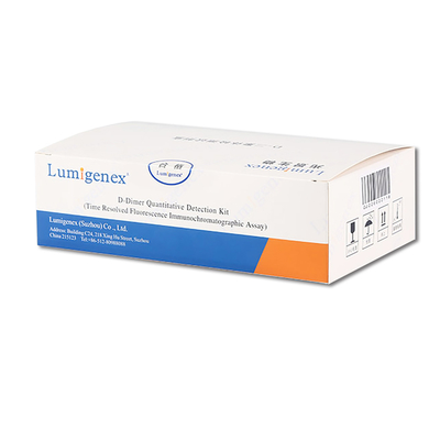 D Dimer Test Kit بواسطة TRFIA Technology Cardiac Marker CE المصدق