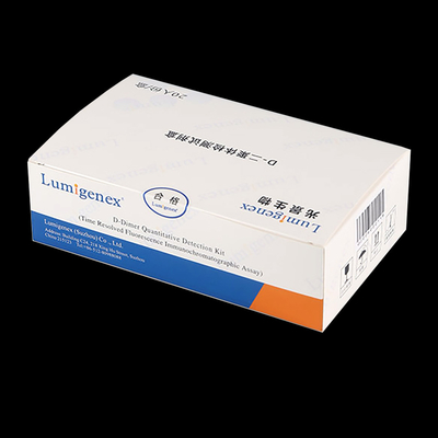 طقم اختبار D Dimer الدقيق بواسطة تقنية TRFIA Technology Cardiac Marker CFDA المعتمدة