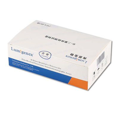 طقم اختبار D Dimer الدقيق بواسطة تقنية TRFIA Technology Cardiac Marker CFDA المعتمدة