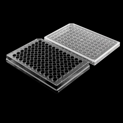 USP معتمد من PP Plastic 96 Well Elisa Plate مختبر لوح بلاستيكي