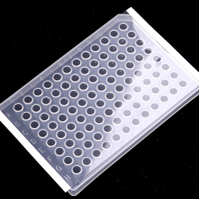 فيلم PCR غير قابل للنفاذ عالي الاستجابة 96 طبقة رقيقة شفافة من الصفيحة الرقيقة بشكل جيد فيلم ختم لوحة PCR