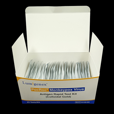 وافق CE Monkeypox Virus Antigen Rapid Test Kit عالية الدقة وقت الاختبار 15 دقيقة