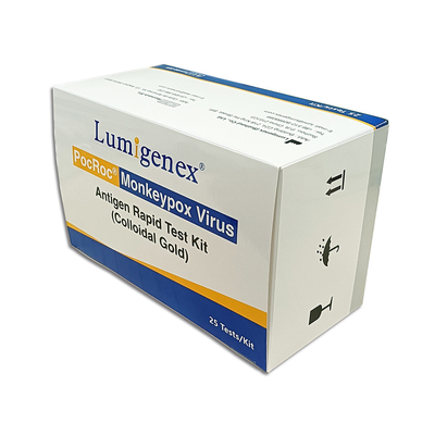 وافق CE Monkeypox Virus Antigen Rapid Test Kit عالية الدقة وقت الاختبار 15 دقيقة