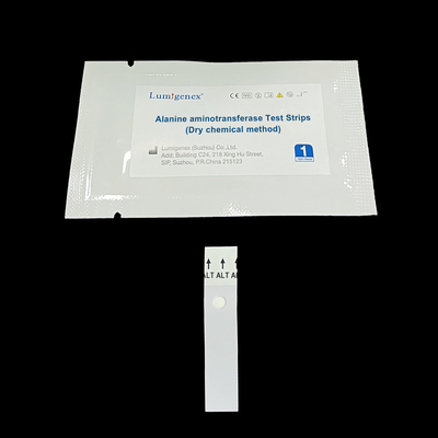 القياس الكمي لشرائط اختبار Alanine Aminotransferase الطريقة الكيميائية الجافة