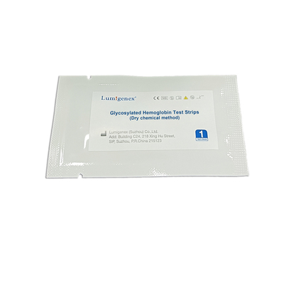شريط اختبار سريع HbA1C معتمد من CE / ISO13485 مع فترة صلاحية تصل إلى 24 شهرًا
