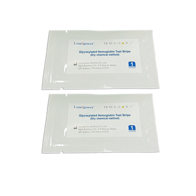 شريط اختبار سريع HbA1C معتمد من CE / ISO13485 مع فترة صلاحية تصل إلى 24 شهرًا