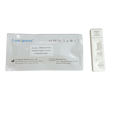 وافق CE Malaria P.F P.V Antigen Rapid Test Kit Colloidal Gold
