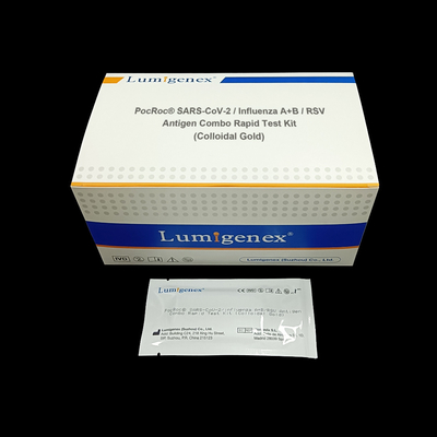 SARS-CoV-2 / Influenza A + B / RSV Antigen Combo Rapid Test Kit Colloidal Gold