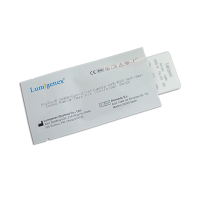 مجموعة اختبار RSV Antigen Combo السريع تكشف عن Covid 19 Flu A FluA B بواسطة Colloidal Gold Method