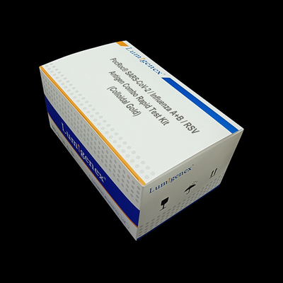 مجموعة اختبار إنفلونزا A + B / RSV أنتيجين كومبو السريع Covid-19 كاسيت اختبار الذهب الغرواني للاستخدام المنزلي