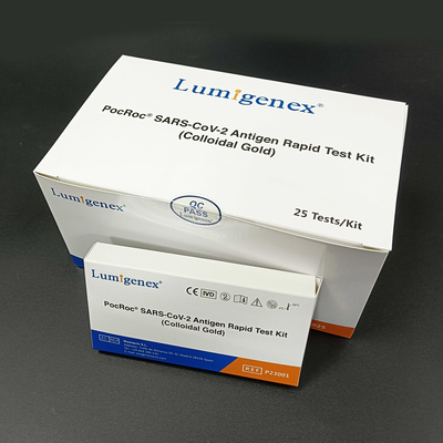 طقم اختبار Covid-19 Antigen السريع (الذهب الغرواني) للاستخدام الطبي مع CE