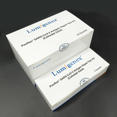 طقم اختبار Covid-19 Antigen السريع (الذهب الغرواني) للاستخدام الطبي مع CE