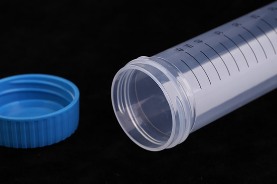 مستهلكات مختبر PCR 50 مل أنبوب طرد مركزي مخروطي معتمد من ISO13485