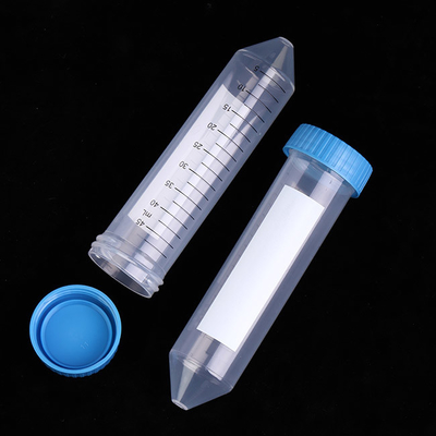 مستهلكات مختبر PCR 50 مل أنبوب طرد مركزي مخروطي معتمد من ISO13485