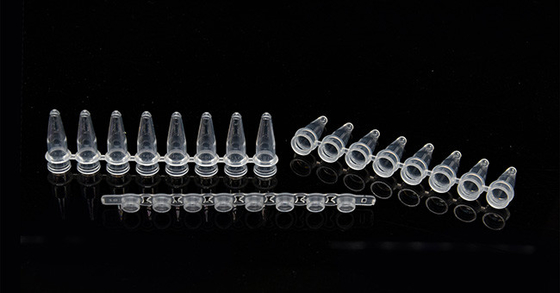 0.2 مل 8 أنابيب PCR الشريط