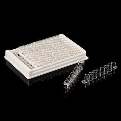 مستهلكات PCR قابلة للفصل PP 96 Well Elisa Plate للمختبر