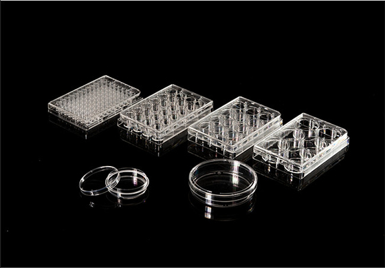 ISO13485 مستهلكات البوليسترين PCR 6 لوحة ثقافة خلية جيدة