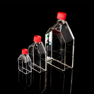 مستهلكات PCR المعقمة القابل للتصرف 25 سم 2 قارورة زراعة الأنسجة