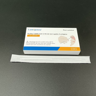 حزمة واحدة للاختبار الذاتي من Antigen Rapid Test Kits لـ SARS-CoV2 في فرنسا