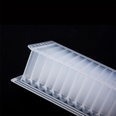 مستهلكات PCR السفلية على شكل U 2.2 مل 96 لوحة بئر عميق مع حافة التنورة