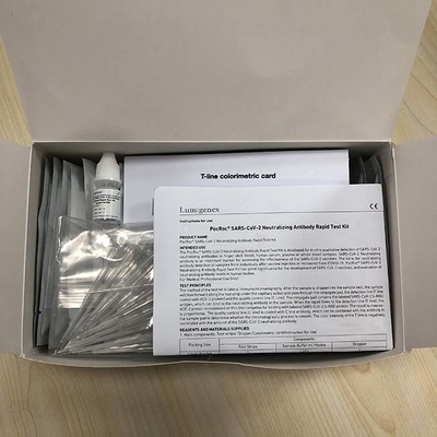 SARS-CoV-2 مجموعة اختبار تحييد الجسم المضاد السريع ، طقم اختبار اللقاح ISO13485