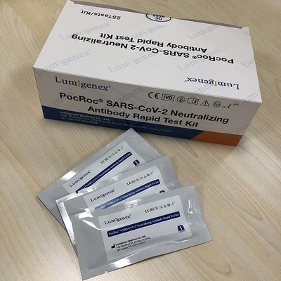 SARS-CoV-2 مجموعة اختبار تحييد الجسم المضاد السريع ، طقم اختبار اللقاح ISO13485