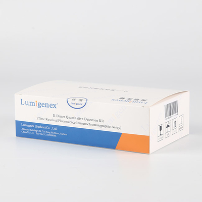 D Dimer Test Kit بواسطة TRFIA Technology Cardiac Marker CE المصدق