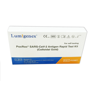 Covid19 Antigen Rapid Test Kit للاختبار الذاتي حاصل على شهادة CE