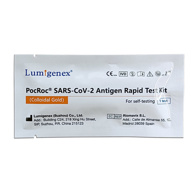 Covid19 Antigen Rapid Test Kit للاختبار الذاتي حاصل على شهادة CE